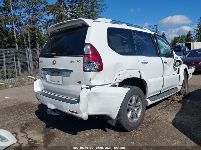 2008 Lexus Gx 470 VIN: JTJBT20X680156514 Lot: 39370160