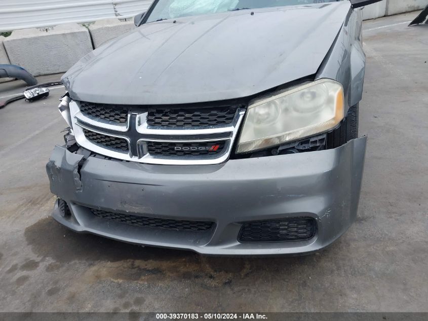 2012 Dodge Avenger Se VIN: 1C3CDZAB6CN265264 Lot: 39370183