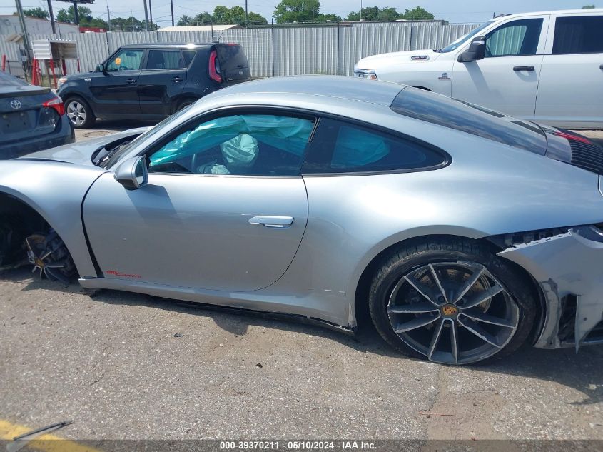 2020 Porsche 911 Carrera VIN: WP0AA2A92LS206598 Lot: 39370211