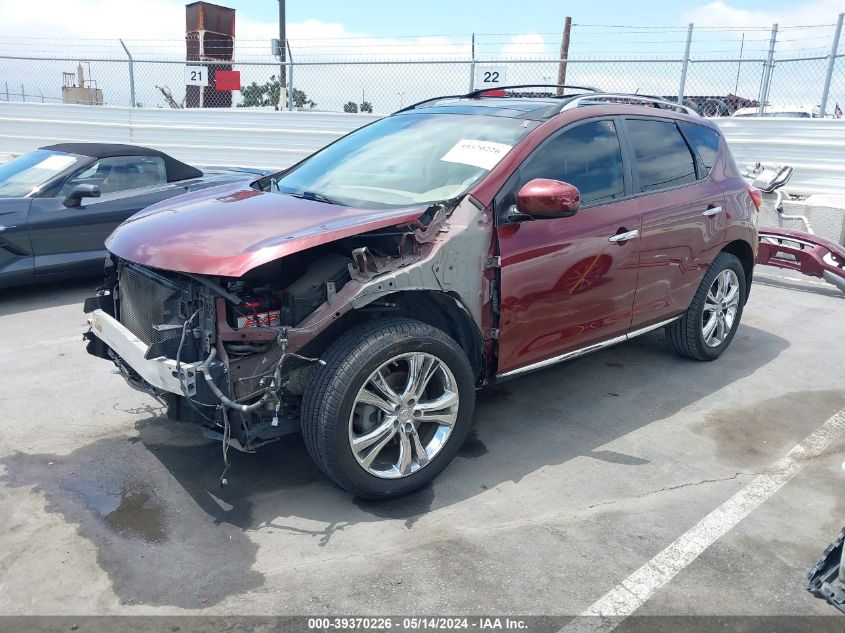 2011 Nissan Murano Le VIN: JN8AZ1MW0BW179577 Lot: 39370226