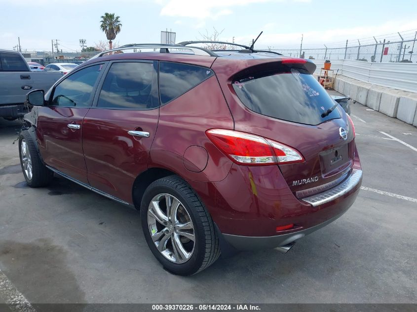 2011 Nissan Murano Le VIN: JN8AZ1MW0BW179577 Lot: 39370226