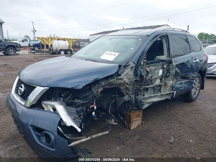 2014 Nissan Pathfinder Sv VIN: 5N1AR2MN6EC686154 Lot: 39370258