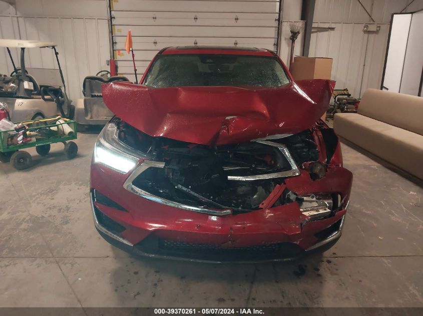 2020 Acura Rdx Standard VIN: 5J8TC2H30LL031509 Lot: 39370261