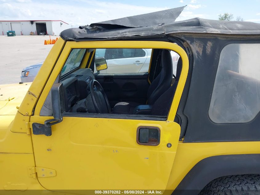 2001 Jeep Wrangler Sport VIN: 1J4FA49S11P354549 Lot: 39370282