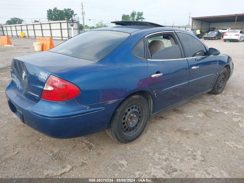 2006 Buick Lacrosse Cx VIN: 2G4WC582761184009 Lot: 39370324