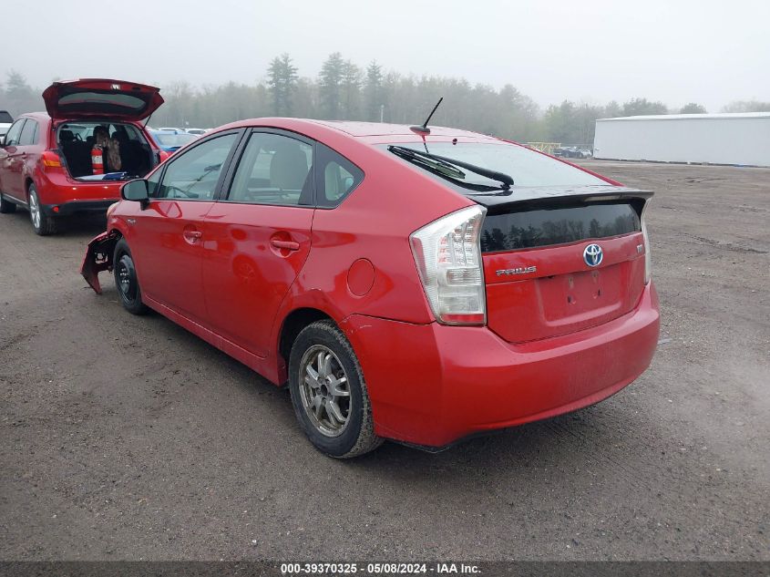 2011 Toyota Prius Three VIN: JTDKN3DU9B1340141 Lot: 39370325