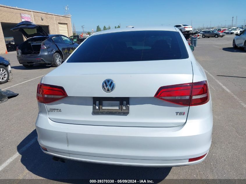 2017 Volkswagen Jetta 1.4T S VIN: 3VW2B7AJ8HM387230 Lot: 39370330