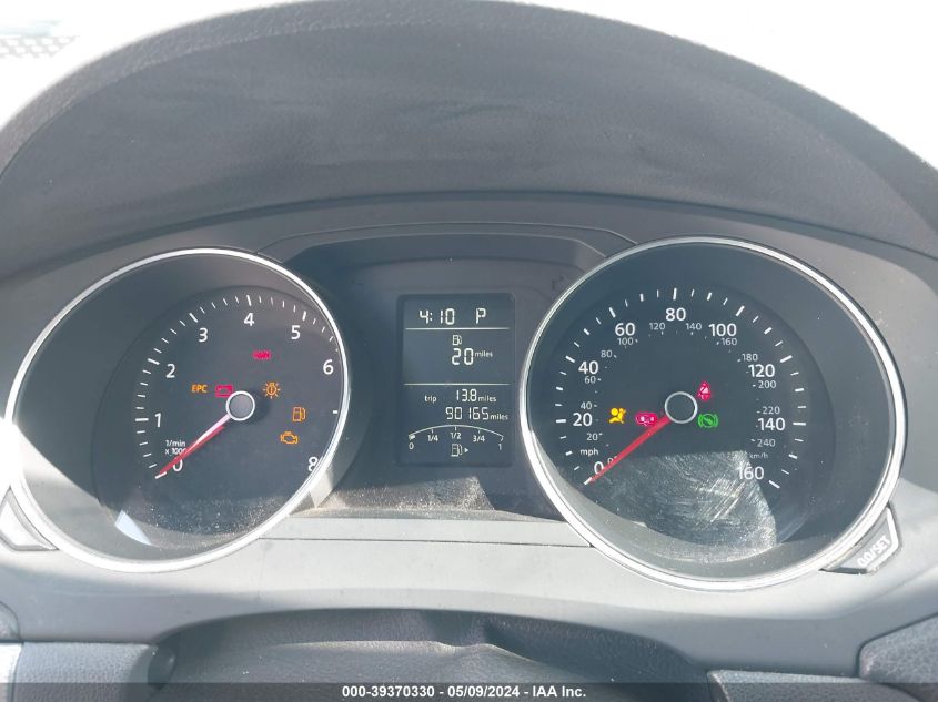 2017 Volkswagen Jetta 1.4T S VIN: 3VW2B7AJ8HM387230 Lot: 39370330