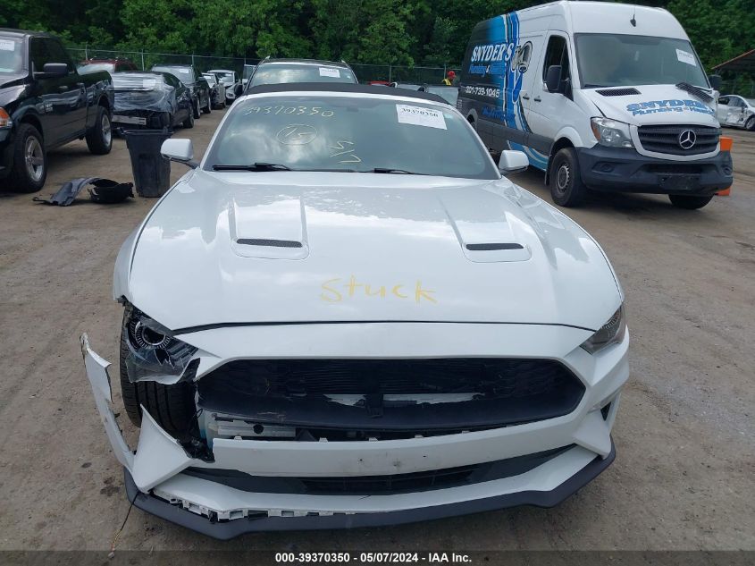 2019 Ford Mustang Ecoboost Premium VIN: 1FATP8UHXK5158607 Lot: 39370350