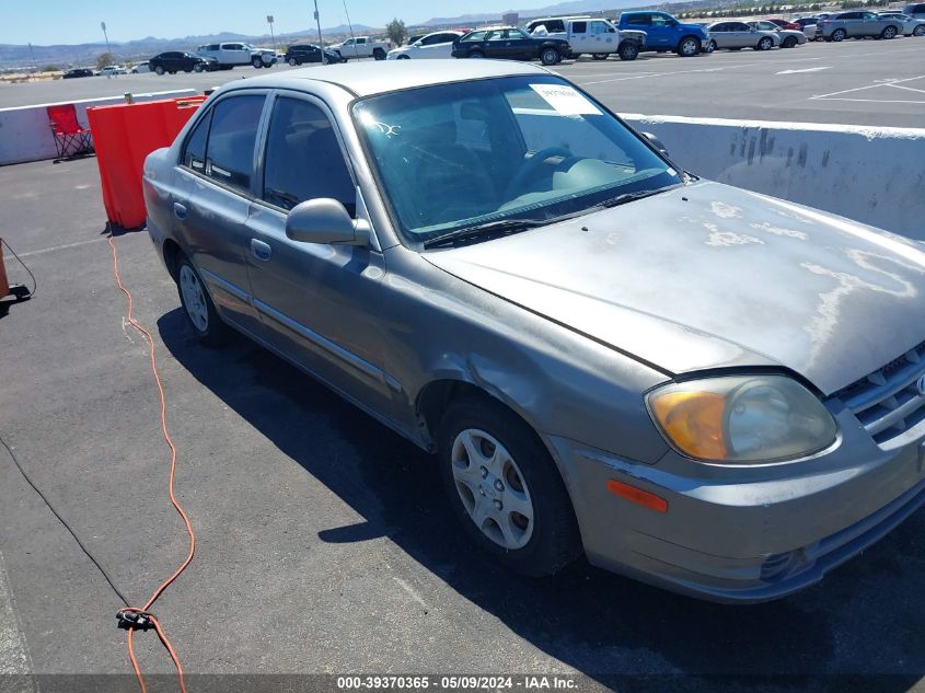 2005 Hyundai Accent Gls VIN: KMHCG45C35U618508 Lot: 39370365