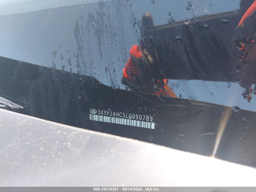 2020 Kia Telluride Lx VIN: 5XYP24HC5LG090789 Lot: 39370381