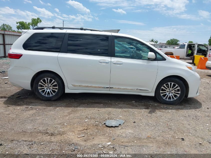 2018 Toyota Sienna Xle 8 Passenger VIN: 5TDYZ3DC1JS953006 Lot: 39370385