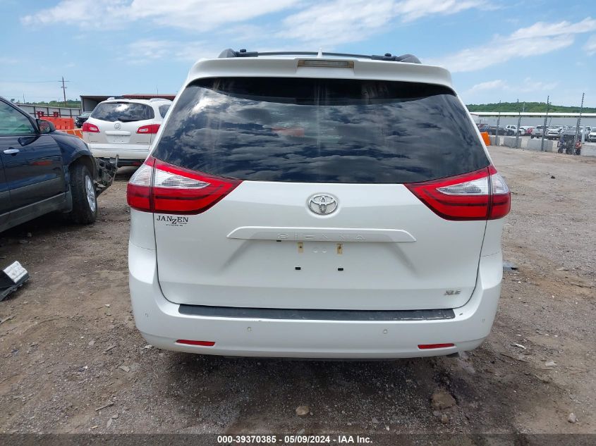 2018 Toyota Sienna Xle 8 Passenger VIN: 5TDYZ3DC1JS953006 Lot: 39370385