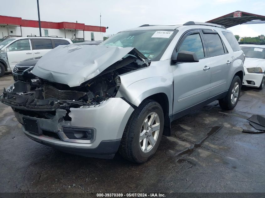 2016 GMC Acadia Sle-2 VIN: 1GKKVPKD2GJ261237 Lot: 39370389