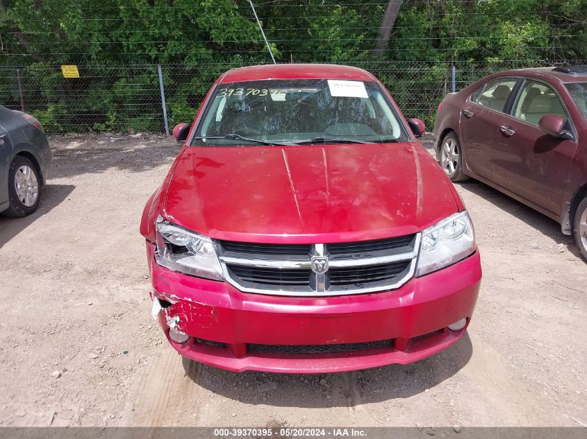 2010 Dodge Avenger R/T VIN: 1B3CC5FB0AN163456 Lot: 39370395