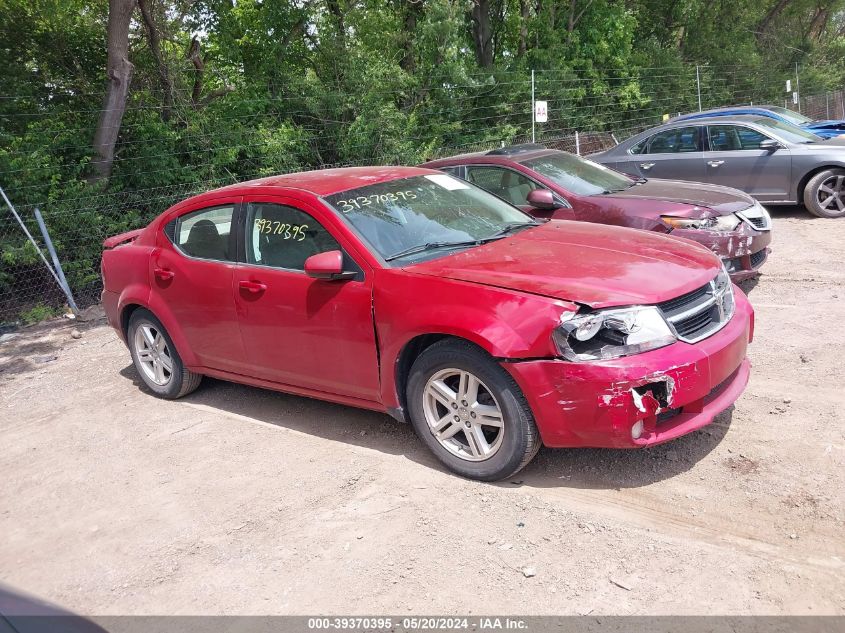 2010 Dodge Avenger R/T VIN: 1B3CC5FB0AN163456 Lot: 39370395