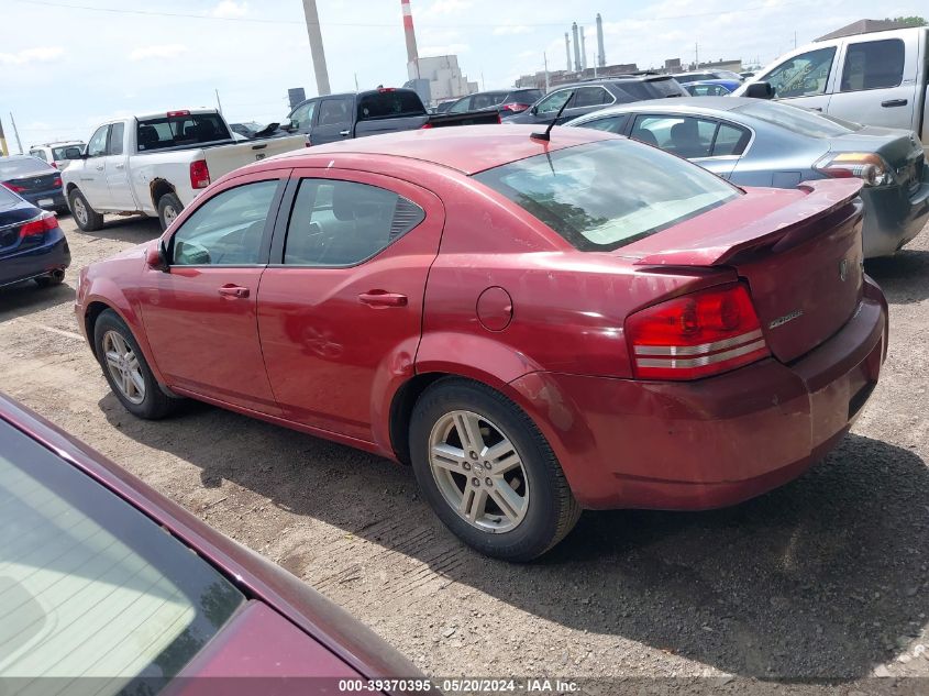 2010 Dodge Avenger R/T VIN: 1B3CC5FB0AN163456 Lot: 39370395