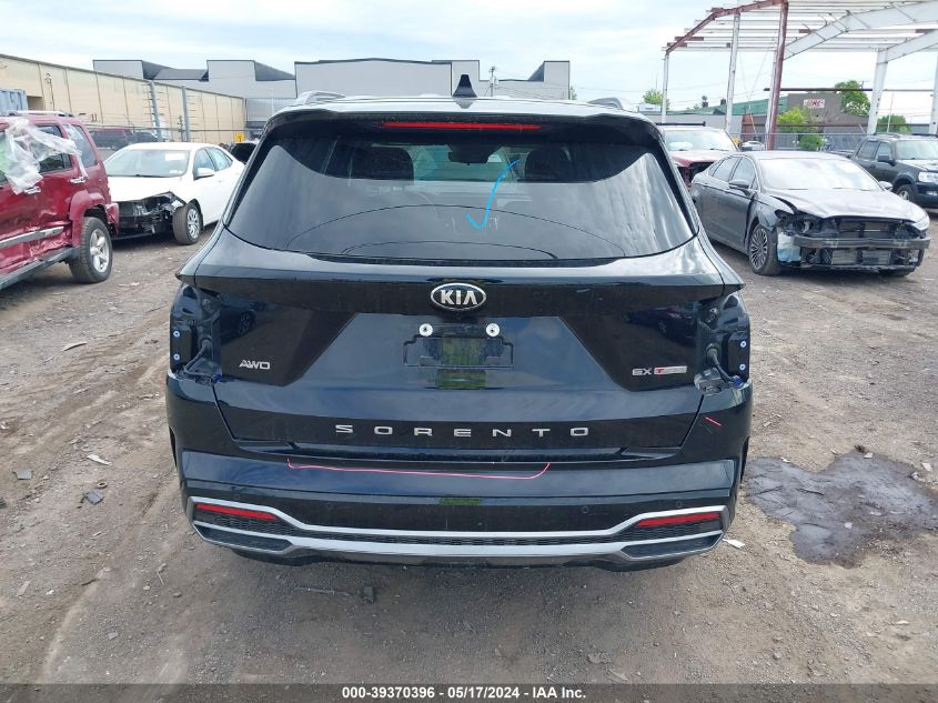 2021 Kia Sorento Ex VIN: 5XYRHDLF3MG029791 Lot: 39370396