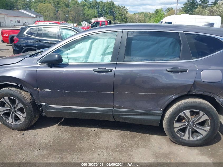 2019 Honda Cr-V Lx VIN: 2HKRW6H39KH225207 Lot: 39370401