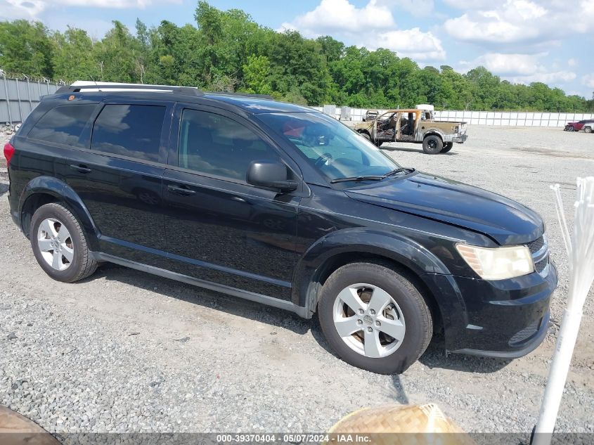 2013 Dodge Journey Se VIN: 3C4PDCAB8DT687354 Lot: 39370404