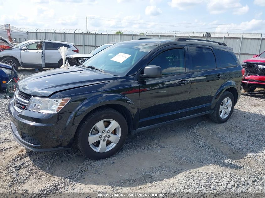 2013 Dodge Journey Se VIN: 3C4PDCAB8DT687354 Lot: 39370404