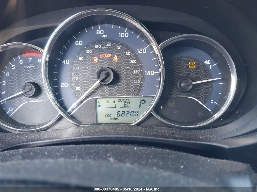 2016 Toyota Corolla Le VIN: 2T1BURHE3GC619550 Lot: 39370405