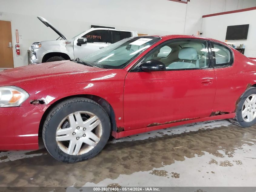 2007 Chevrolet Monte Carlo Lt VIN: 2G1WK15KX79401052 Lot: 39370408