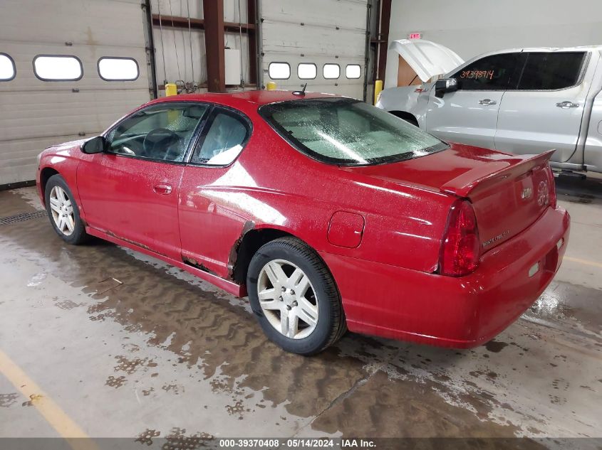 2007 Chevrolet Monte Carlo Lt VIN: 2G1WK15KX79401052 Lot: 39370408