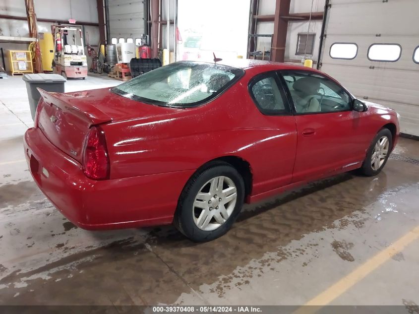 2007 Chevrolet Monte Carlo Lt VIN: 2G1WK15KX79401052 Lot: 39370408