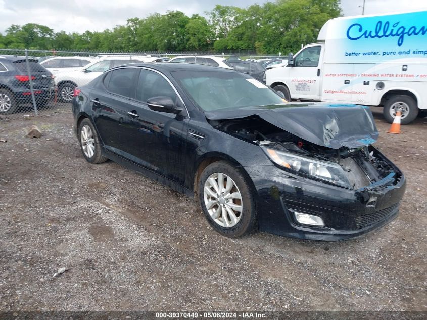 2014 Kia Optima Ex VIN: 5XXGN4A75EG337482 Lot: 39370449