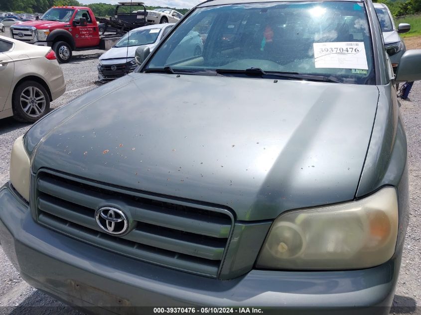 2005 Toyota Highlander V6 VIN: JTEEP21A550071248 Lot: 39370476