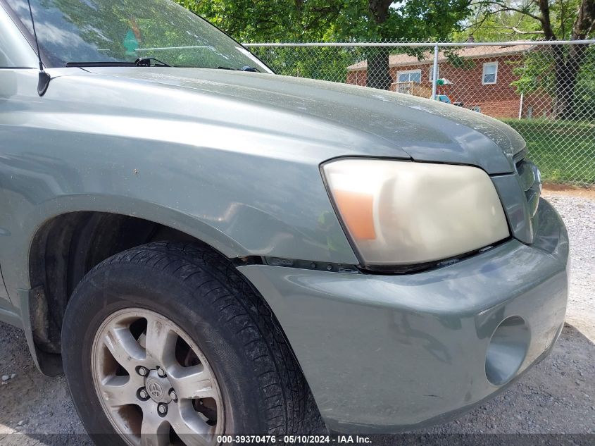 2005 Toyota Highlander V6 VIN: JTEEP21A550071248 Lot: 39370476