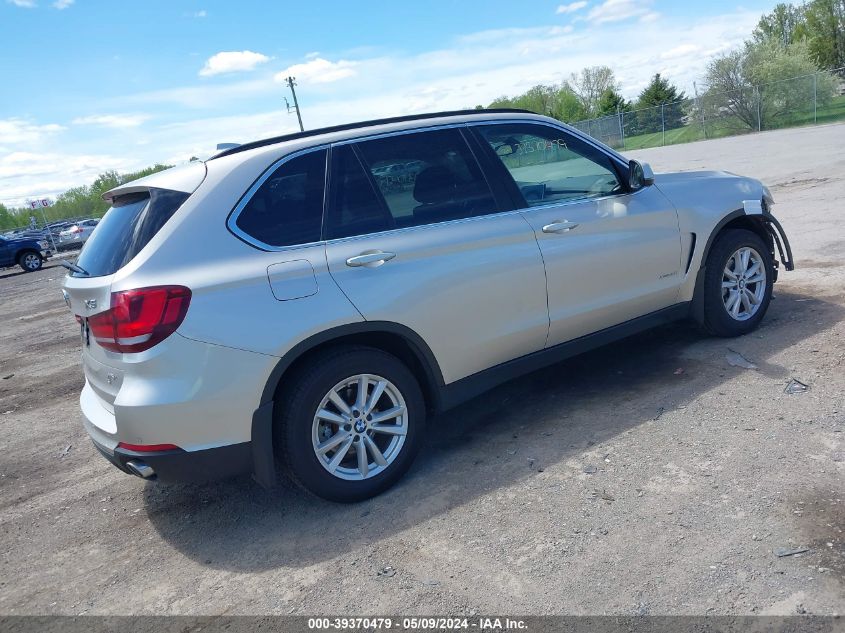 2015 BMW X5 xDrive35I VIN: 5UXKR0C50F0K55325 Lot: 39370479