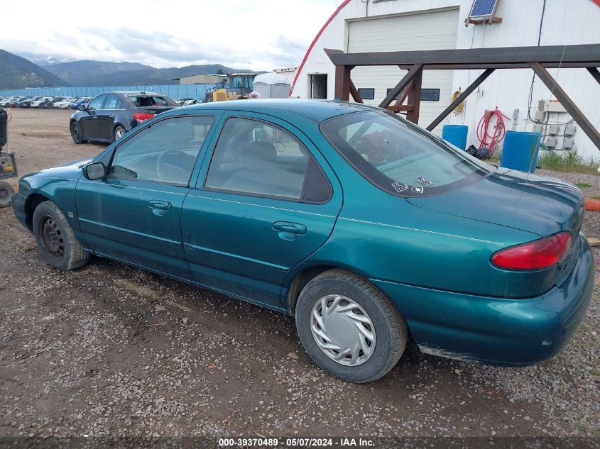 1996 Ford Contour Lx/Sport VIN: 3FALP66L3TM117687 Lot: 39370489