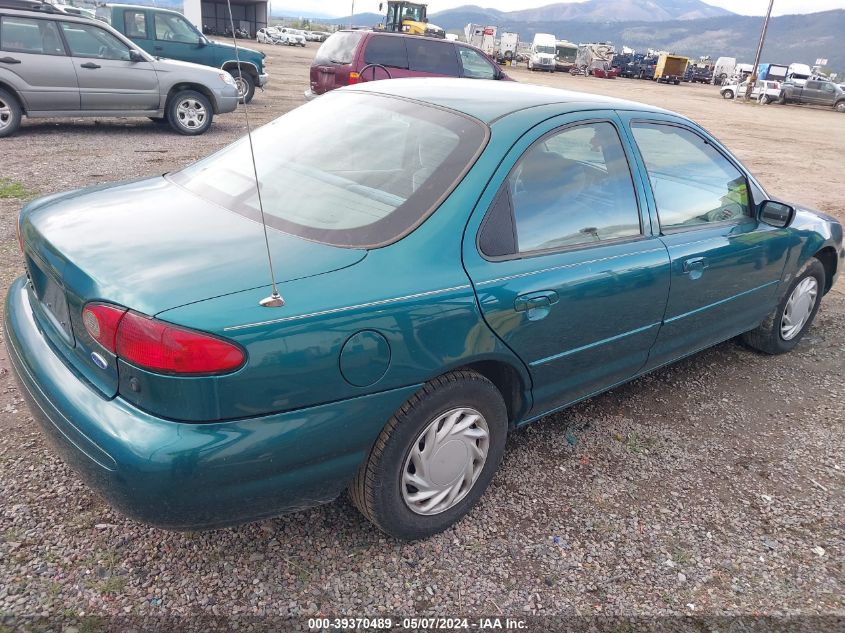 1996 Ford Contour Lx/Sport VIN: 3FALP66L3TM117687 Lot: 39370489