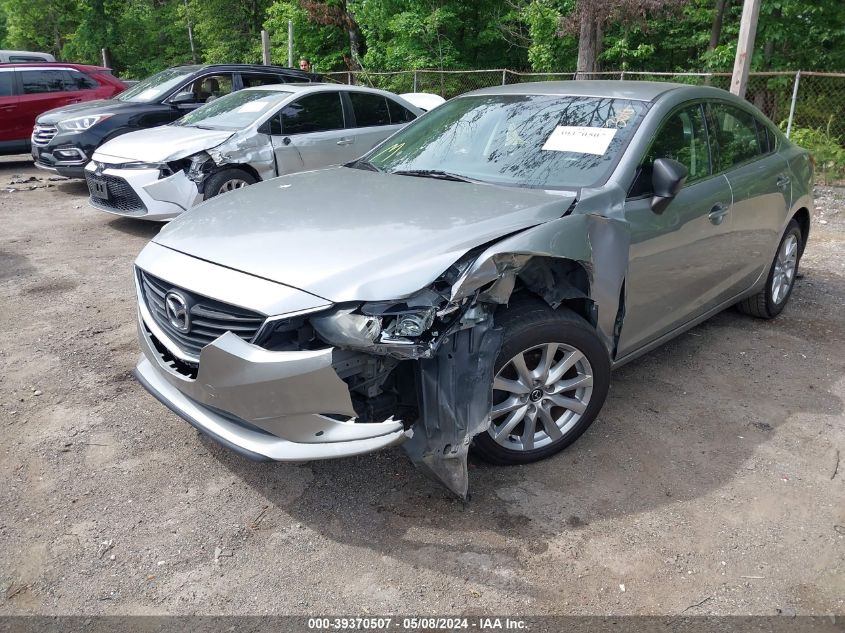 2014 Mazda Mazda6 I Sport VIN: JM1GJ1U6XE1156712 Lot: 39370507