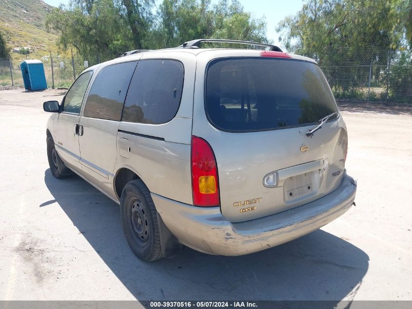 1999 Nissan Quest Gle/Gxe/Se VIN: 4N2XN11T3XD816571 Lot: 39370516