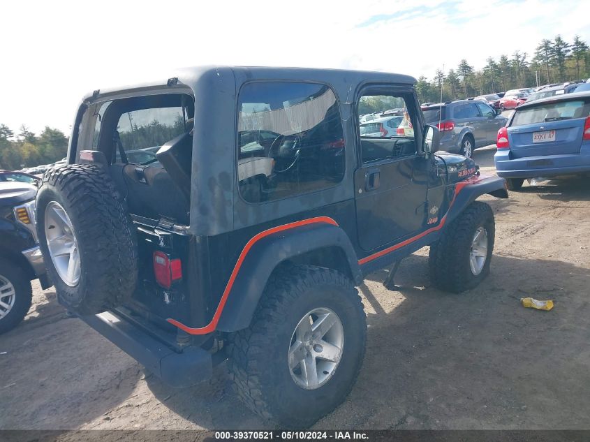 2003 Jeep Wrangler Rubicon VIN: 1J4FA69SX3P328207 Lot: 39370521