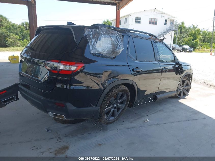 2023 Honda Pilot Awd Sport VIN: 5FNYG1H38PB039711 Lot: 39370522