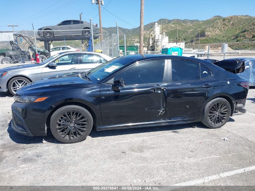 2022 Toyota Camry Se Nightshade Edition VIN: 4T1G11AK9NU016520 Lot: 39370541