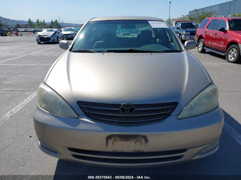 2002 Toyota Camry Le V6 VIN: 4T1BF30K02U013459 Lot: 39370543