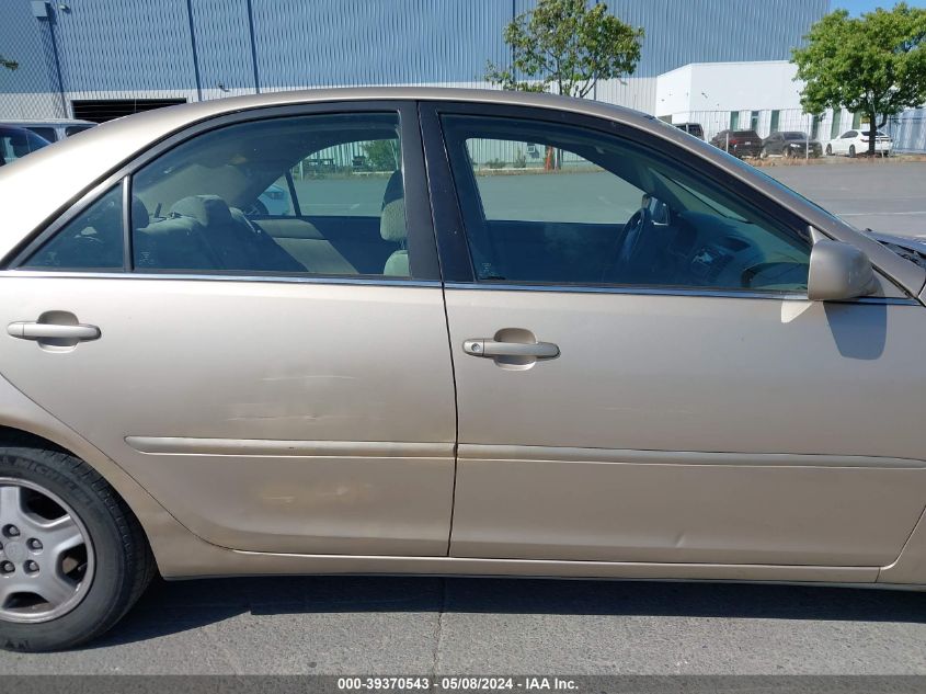 2002 Toyota Camry Le V6 VIN: 4T1BF30K02U013459 Lot: 39370543