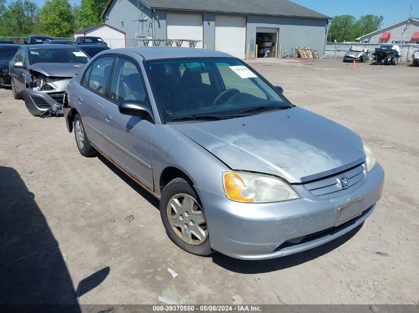 2003 Honda Civic Lx VIN: 1HGES16513L023400 Lot: 39370550