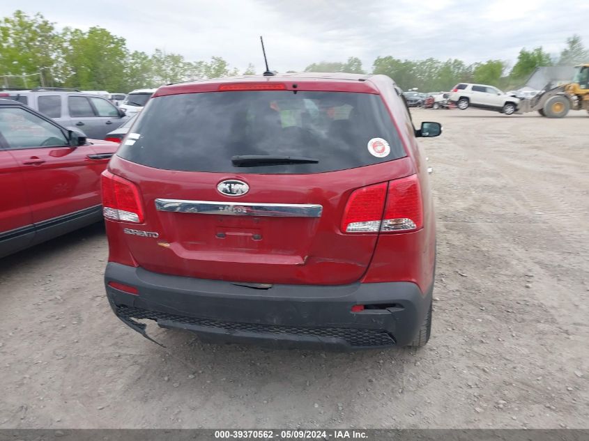 2011 Kia Sorento Lx VIN: 5XYKT3A15BG039026 Lot: 39370562