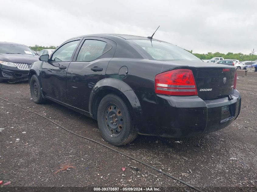 2008 Dodge Avenger Se VIN: 1B3LC46K78N185037 Lot: 39370597