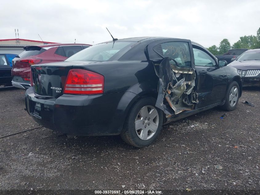 2008 Dodge Avenger Se VIN: 1B3LC46K78N185037 Lot: 39370597