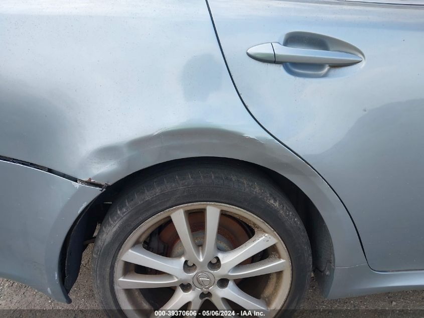 2007 Lexus Is 350 VIN: JTHBE262975013484 Lot: 39370606