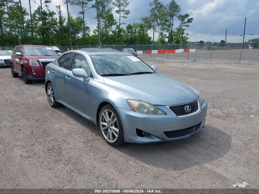 2007 Lexus Is 350 VIN: JTHBE262975013484 Lot: 39370606