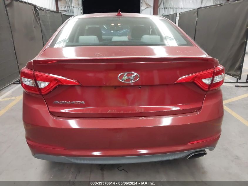 2016 Hyundai Sonata Se VIN: 5NPE24AF8GH273422 Lot: 39370614