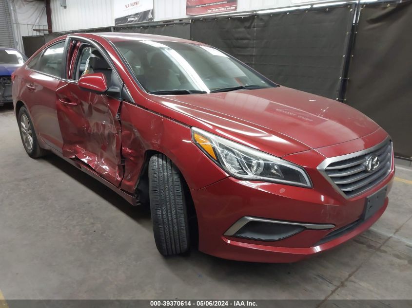 2016 Hyundai Sonata Se VIN: 5NPE24AF8GH273422 Lot: 39370614